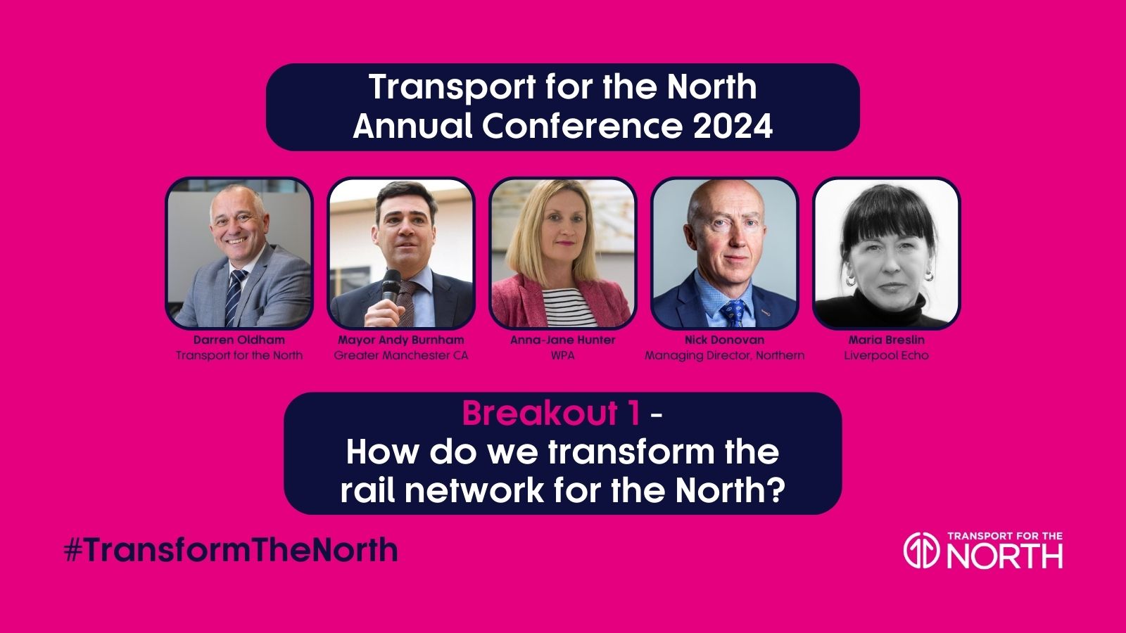 How do we transform the rail network for the North?