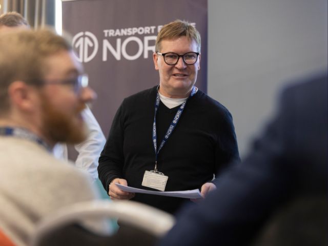 Transport for the North staff at TfNLive event