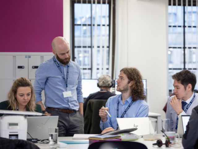 TAME colleagues on TfN office