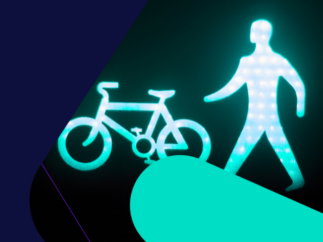 Active travel green light