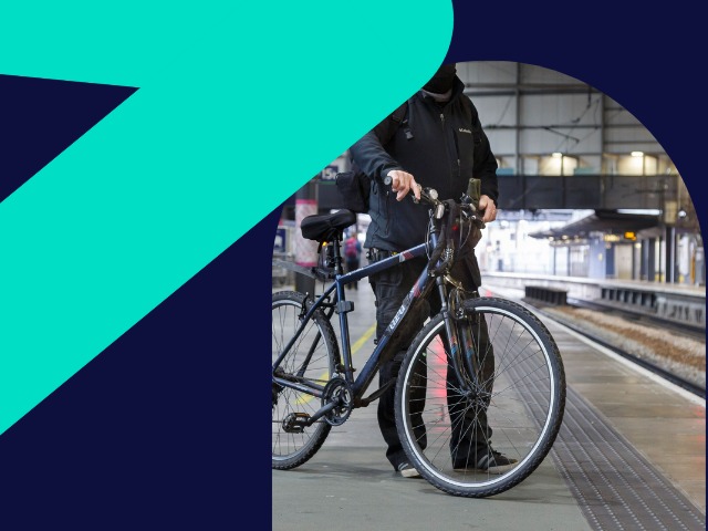 cycle at the station